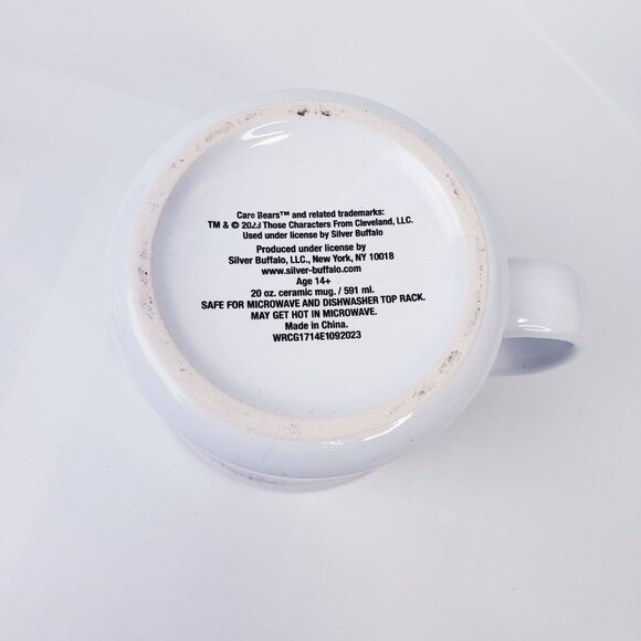 Silver Buffalo Care Bears Tenderheart Bear Heart Logo Ceramic Camper Mug, 20 Oz - Picture 2 of 5